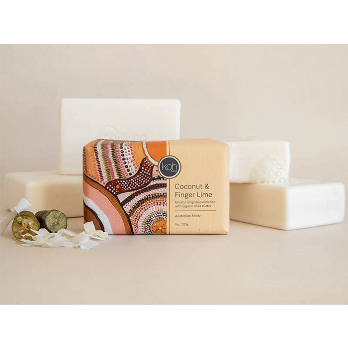 Koh Living Moisturising Soap 200g coconut & finger lime