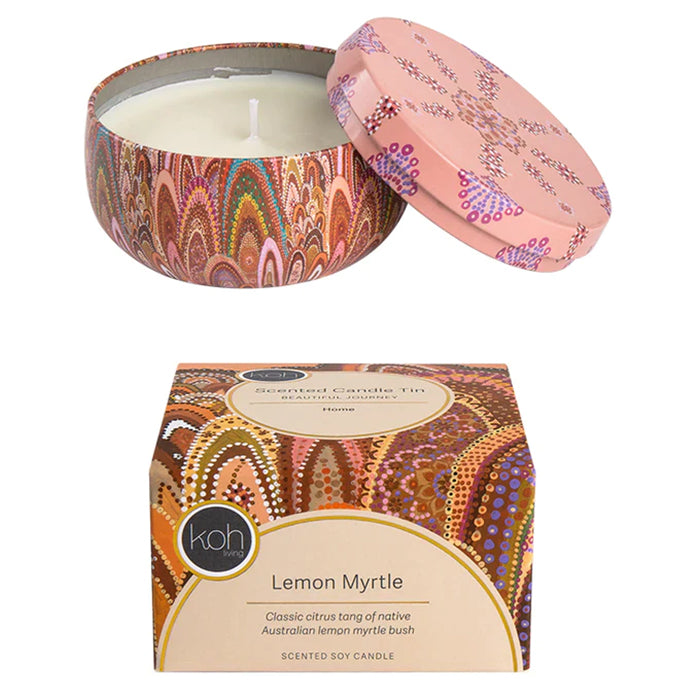 Koh Living Scented Candle Tin - lemon myrtle