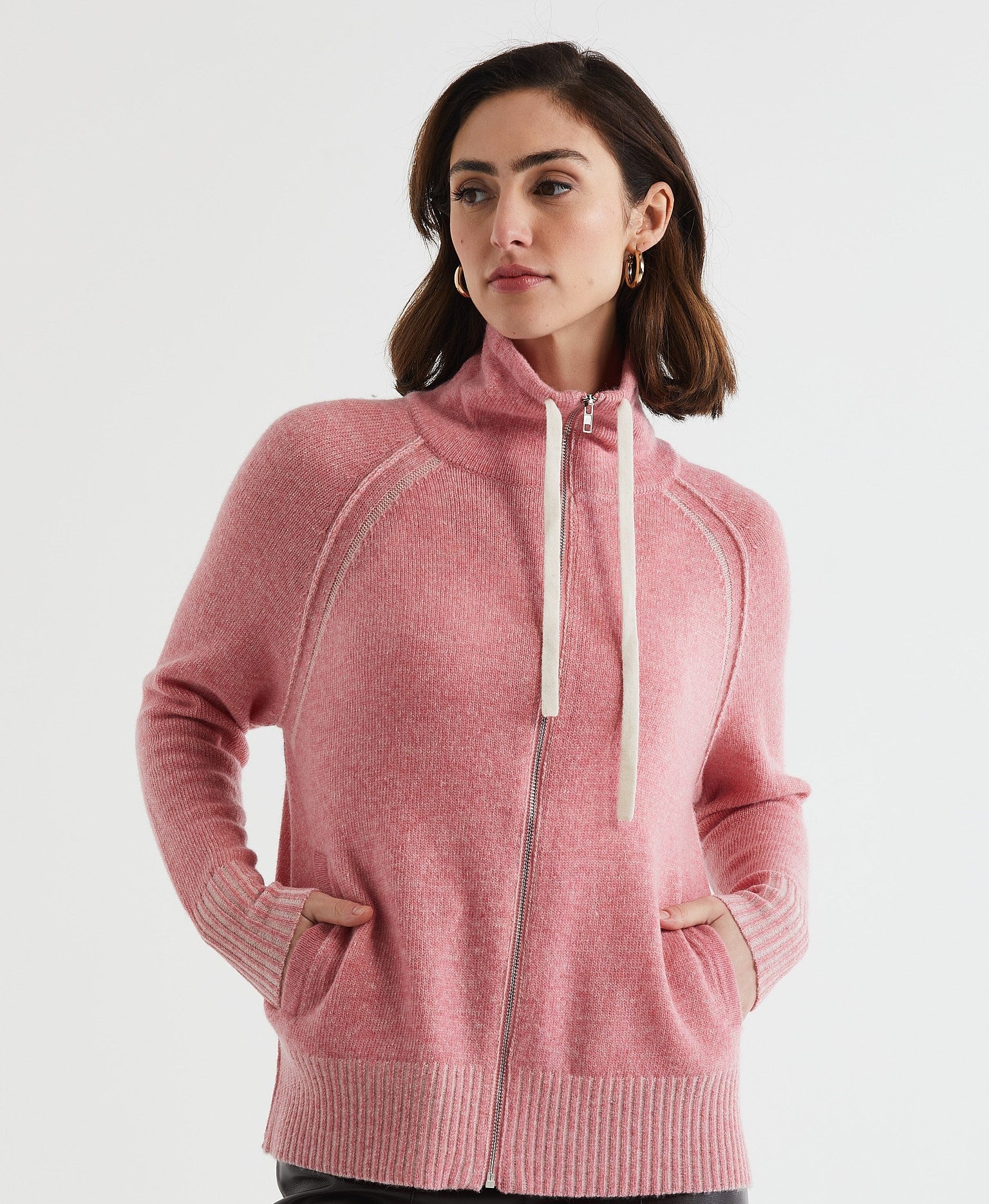 LD&Co. Two-Toned Zip Up