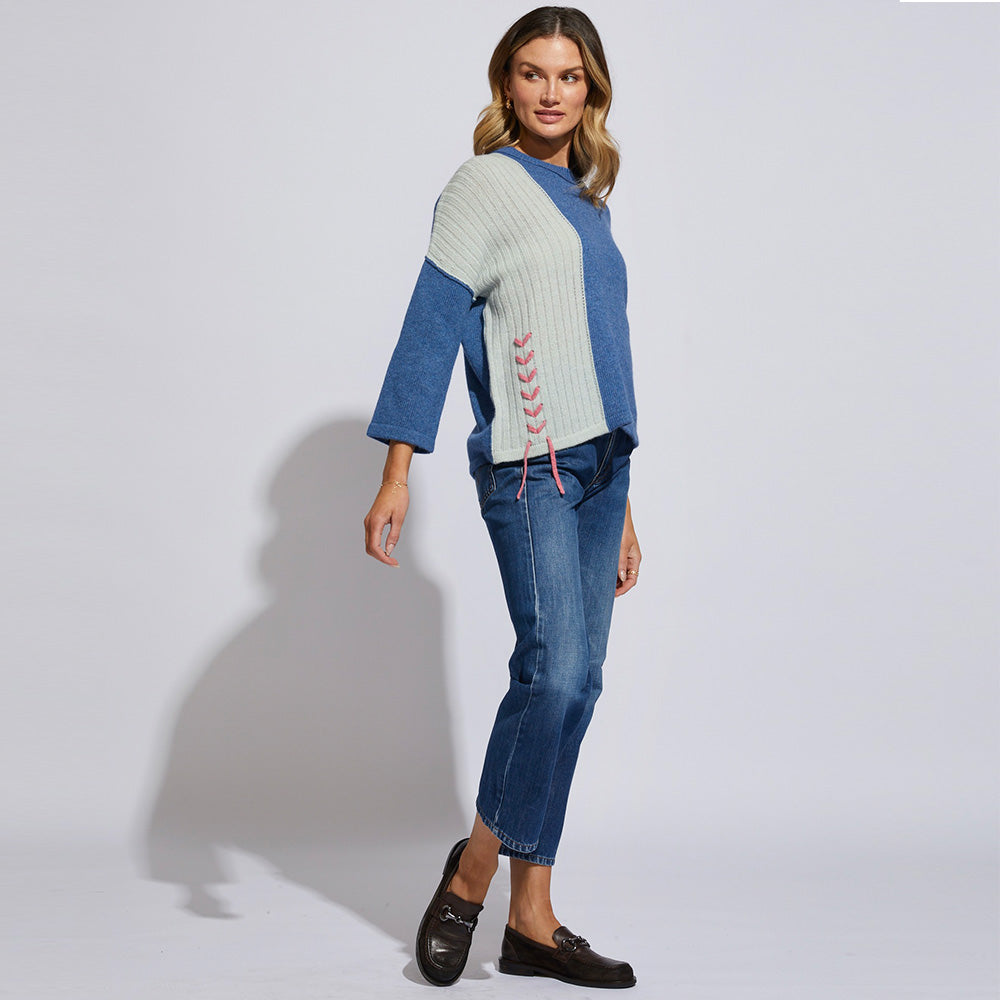 LD & Co. Lace up Jumper