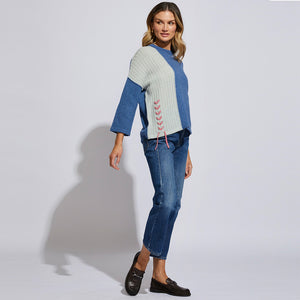 LD & Co. Lace up Jumper