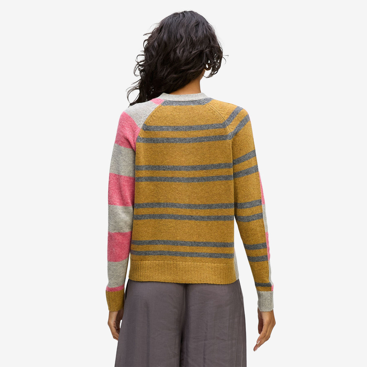 LD&Co. Groove Stripe Cardi marl
