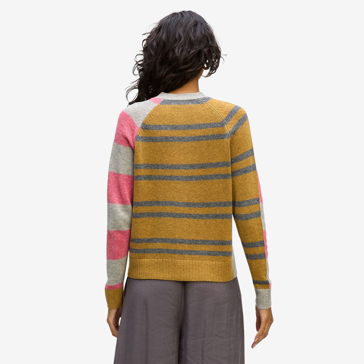 LD&Co. Groove Stripe Cardi marl