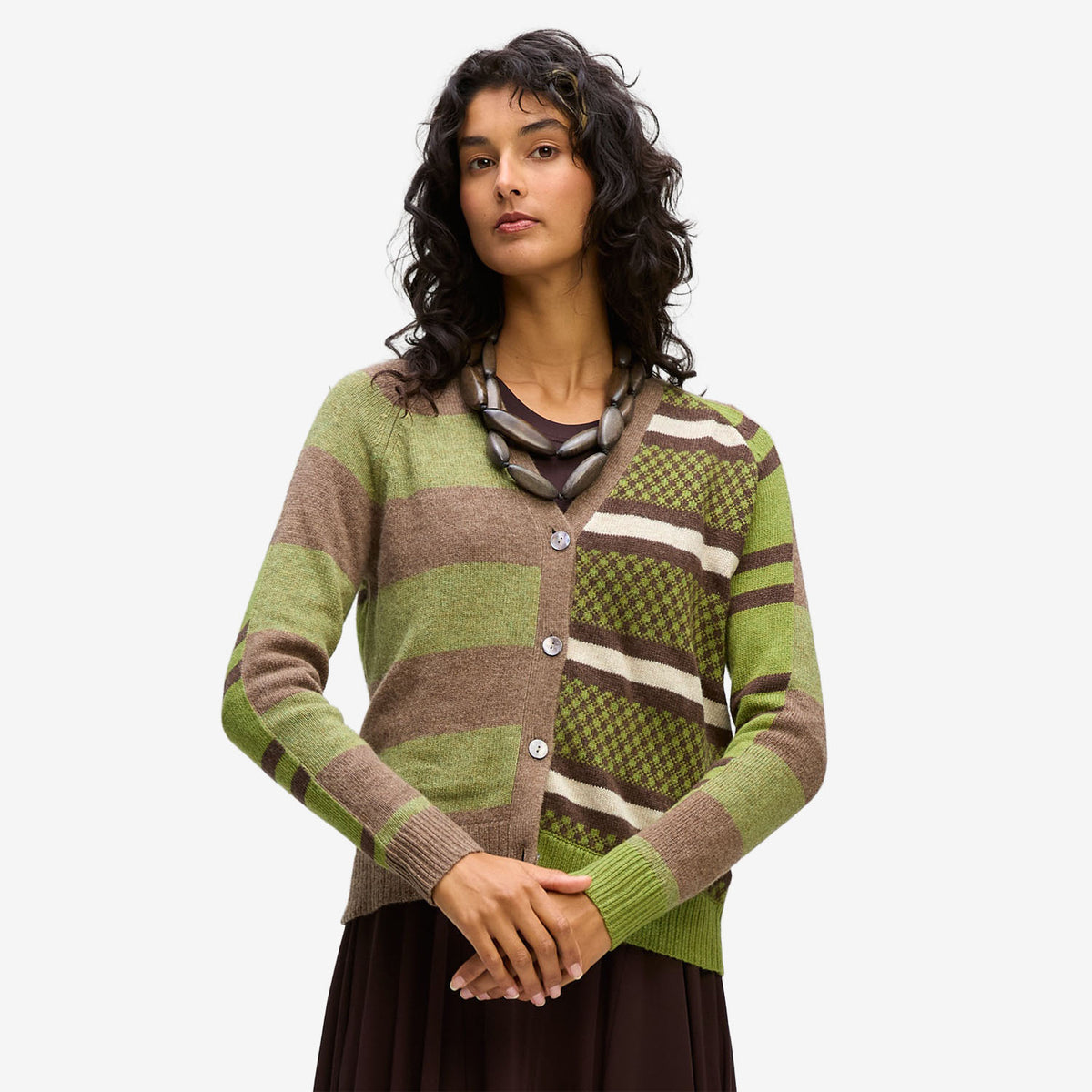 LD&amp;Co. Groove Stripe Cardi