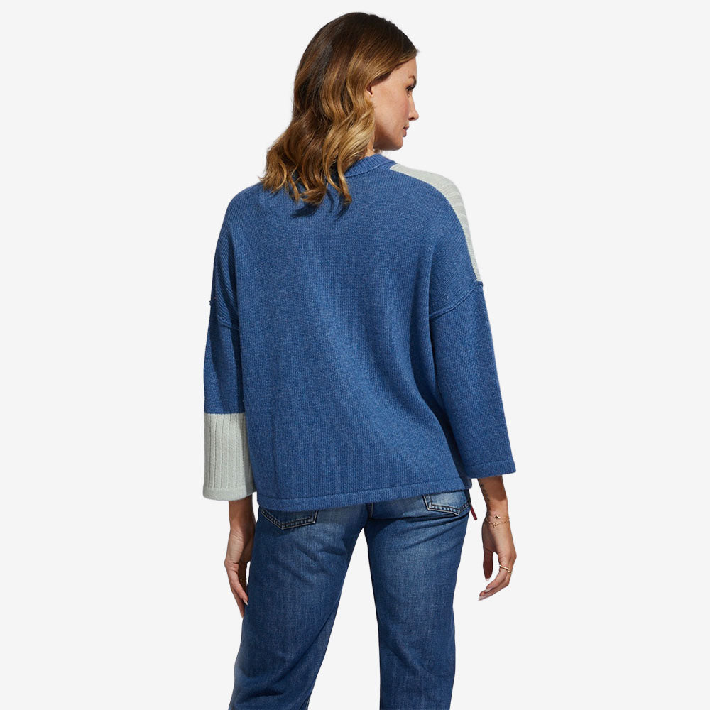 LD & Co Lace up Jumper chambray