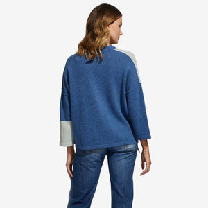 LD & Co Lace up Jumper chambray