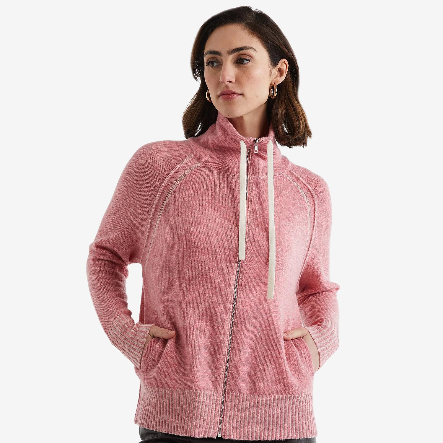 LD&Co. Two-Toned Zip Up