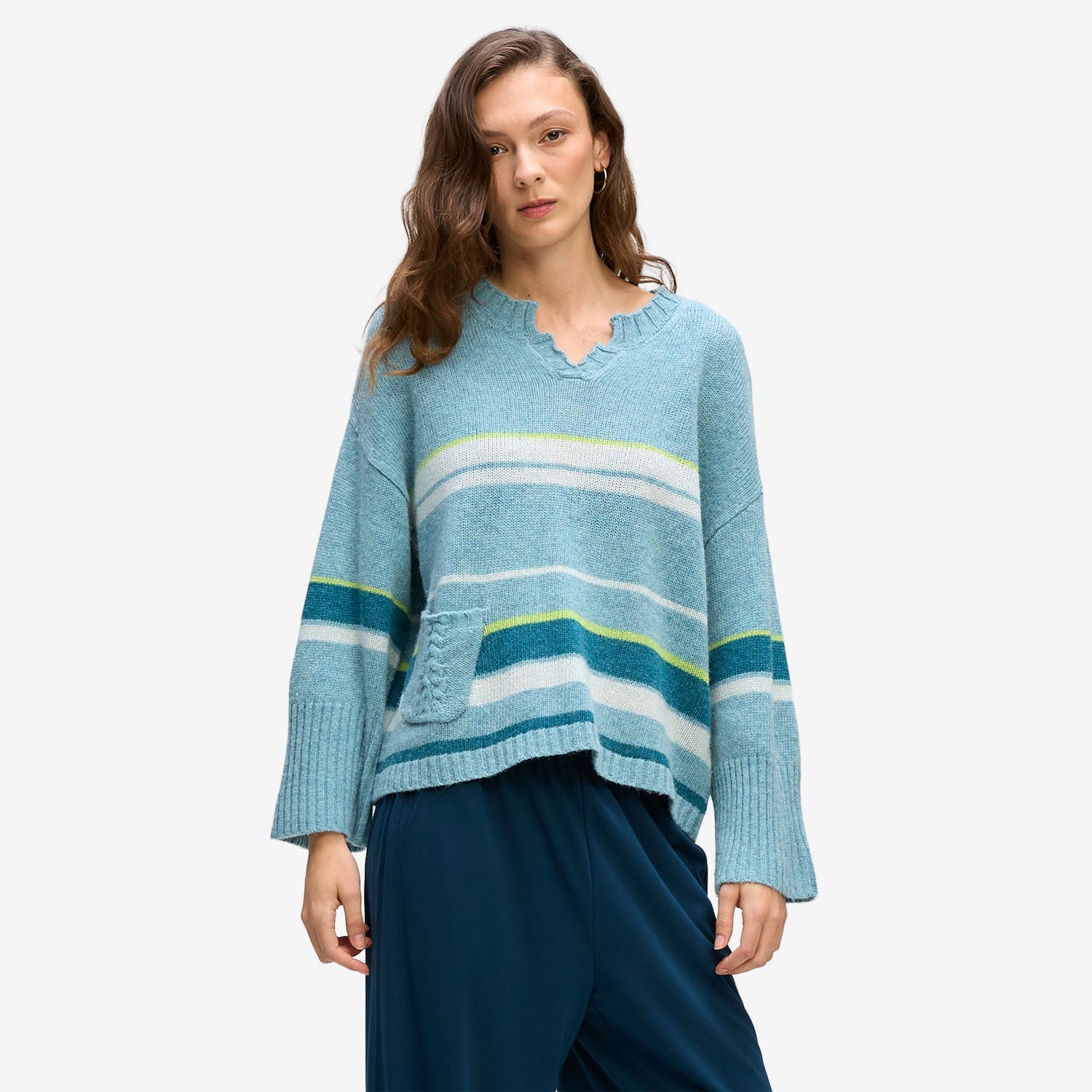LD&Co. Crop Stripe Jumper