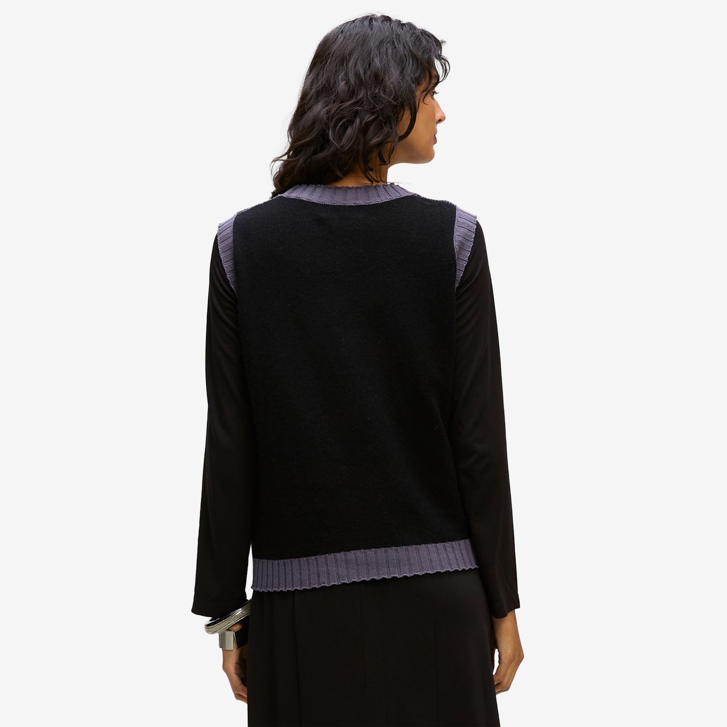 LD&Co. Pattern Vest black