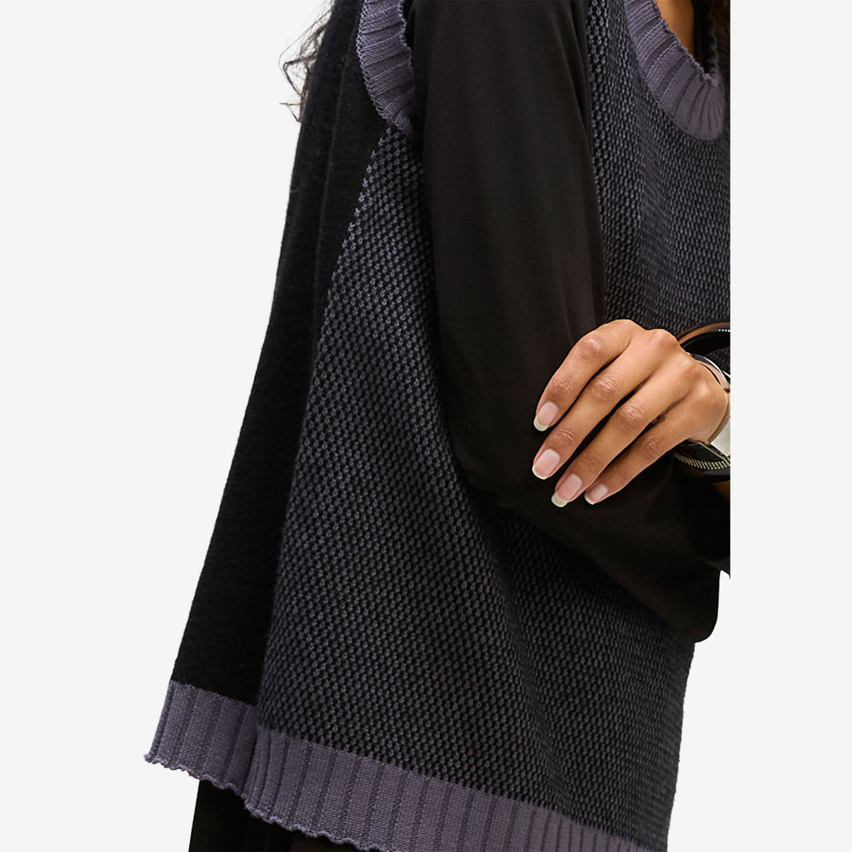 LD&Co. Pattern Vest black