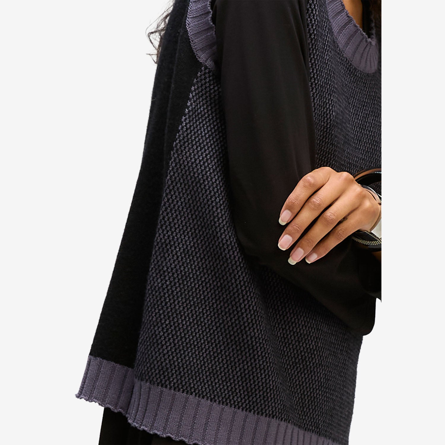 LD&Co. Pattern Vest black