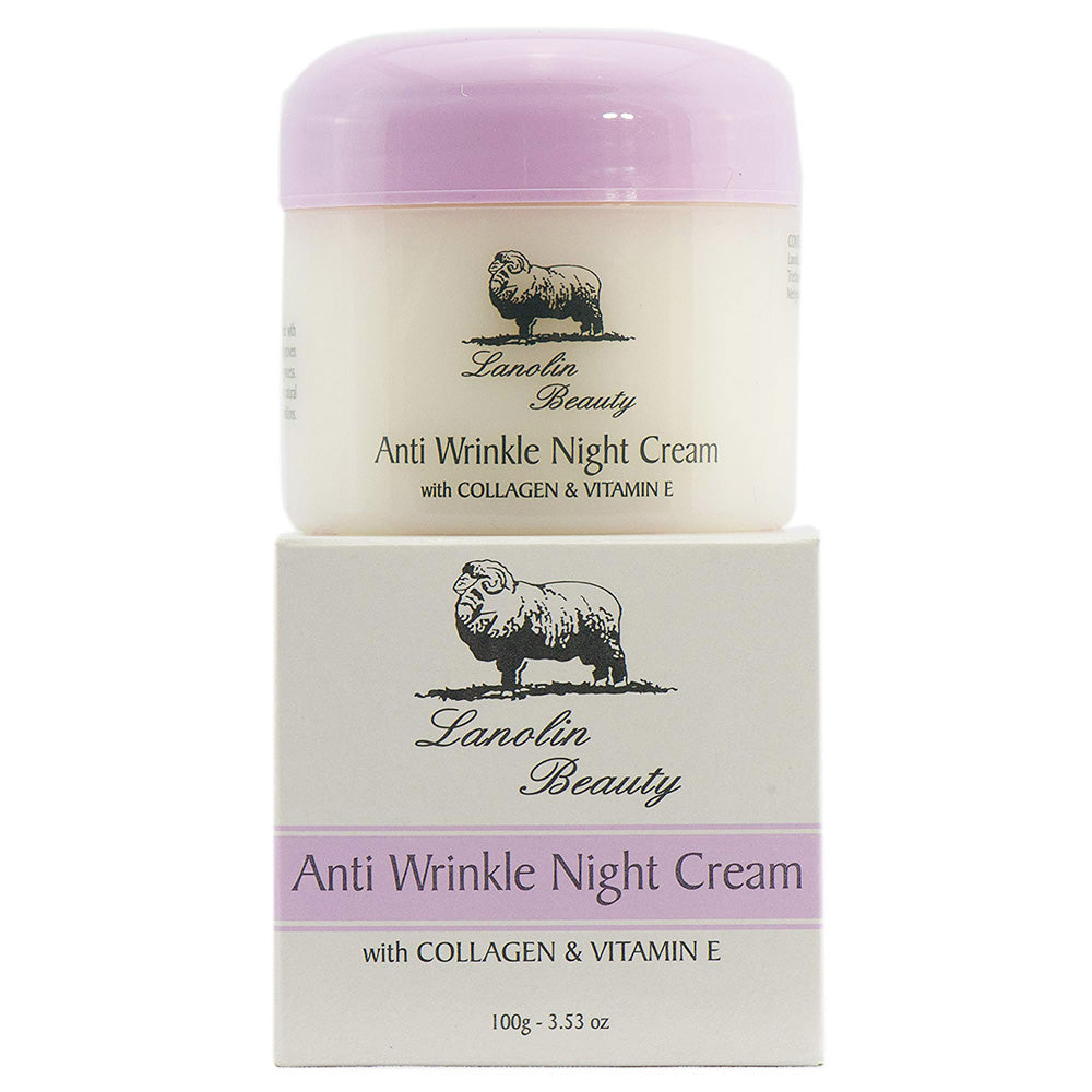 Lanolin Beauty Anti-Wrinkle Night Cream 100g