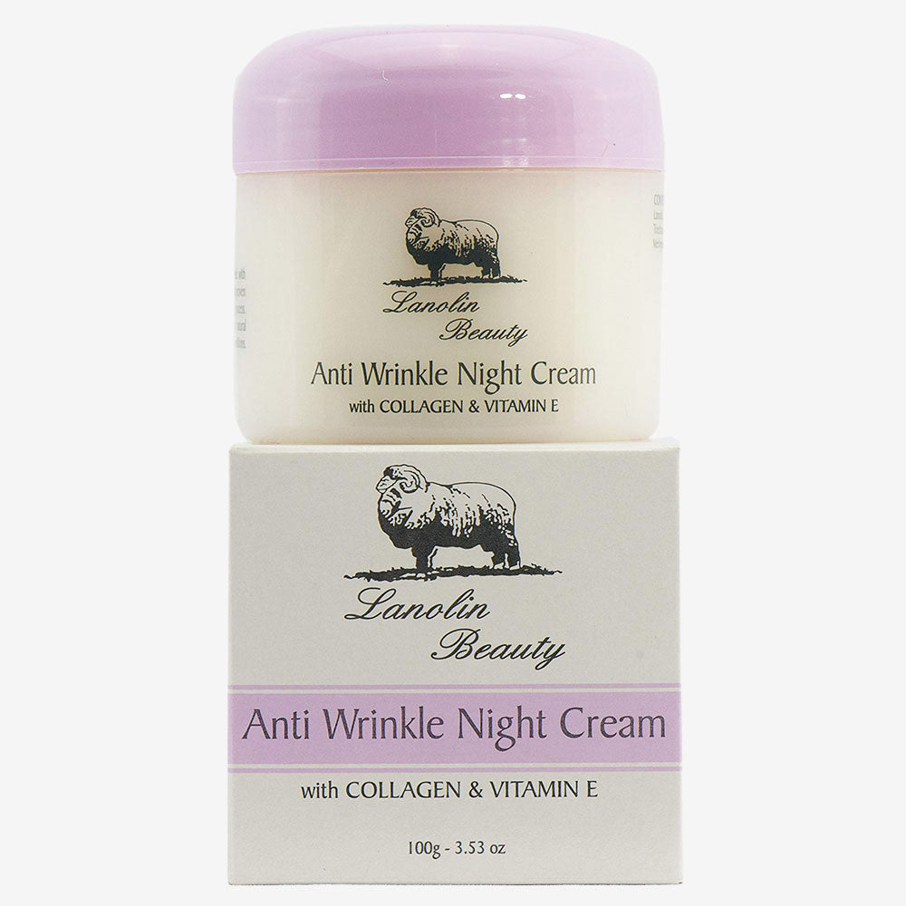 Lanolin Beauty Anti-Wrinkle Night Cream 100g