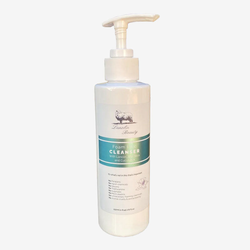 Lanolin Beauty Foam Free Cleanser 250ml