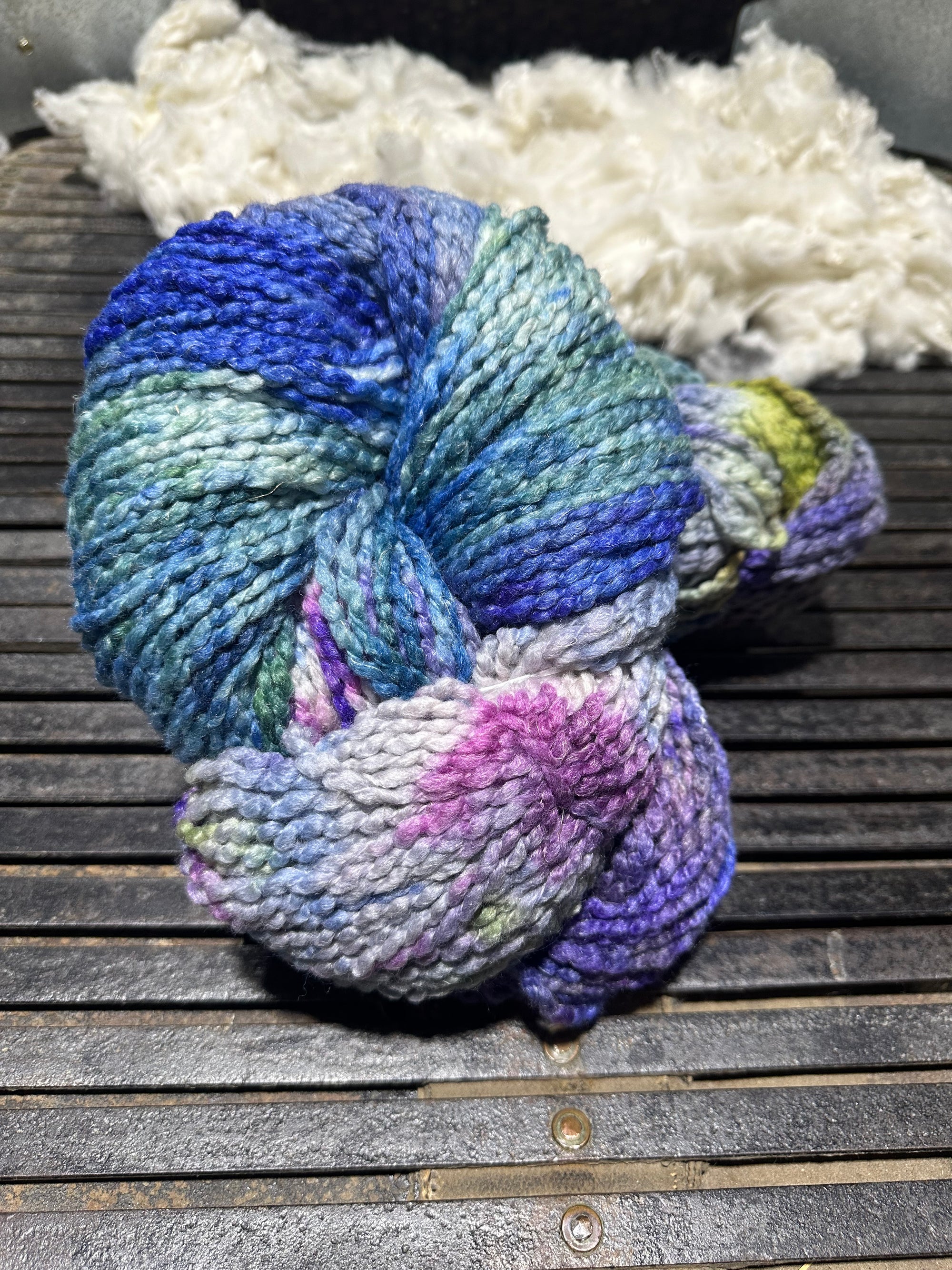 Nundle Hand Dyed Merino Linen Blend Yarn