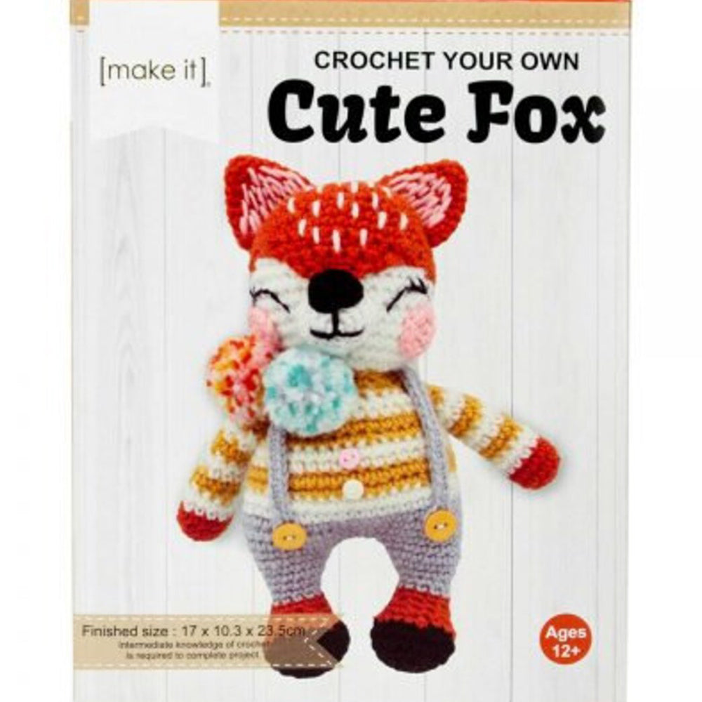 Make It Crochet Kit Cute Fox
