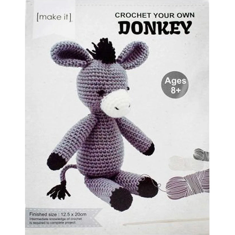 Make It Crochet Kit Donkey