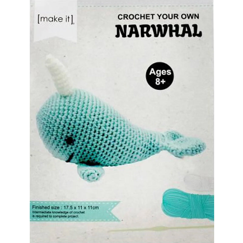 Make It Crochet Kit Narwhal