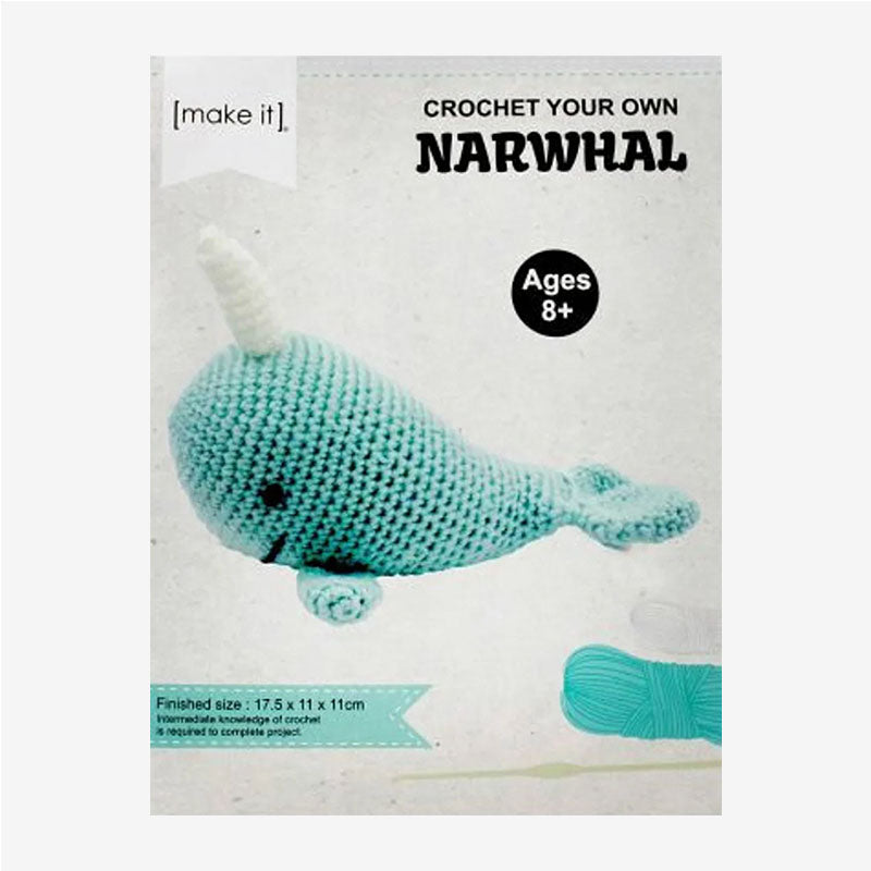 Make It Crochet Kit Narwhal