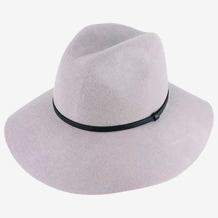 Maddison Avenue Wool Felt Fedora mushroom