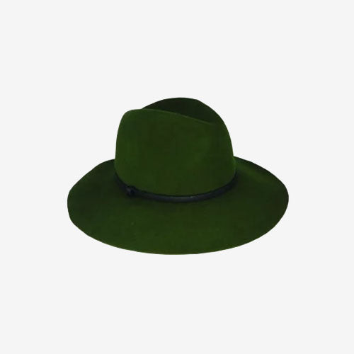 Maddison Avenue Wool Felt Fedora olive