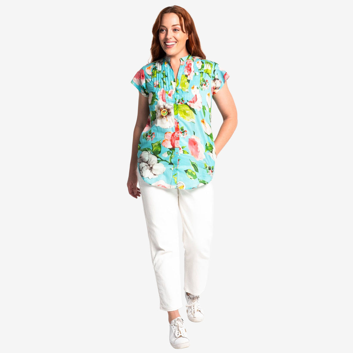 Mozaic Magnetic Cap Sleeve Shirt