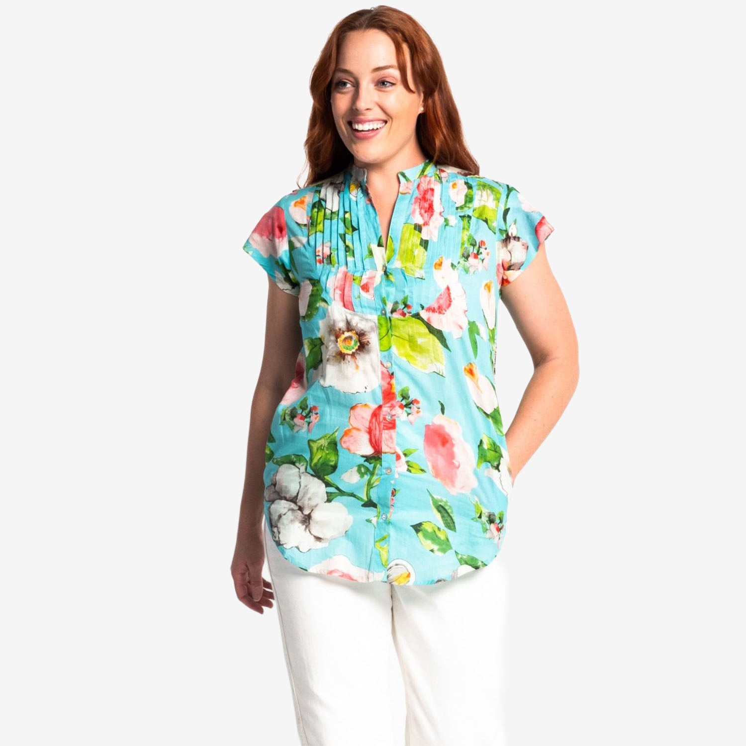 Mozaic Magnetic Cap Sleeve Shirt