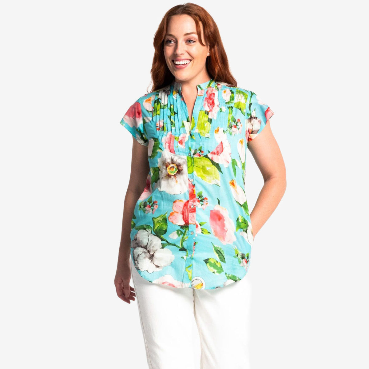 Mozaic Magnetic Cap Sleeve Shirt