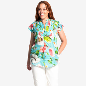 Mozaic Magnetic Cap Sleeve Shirt