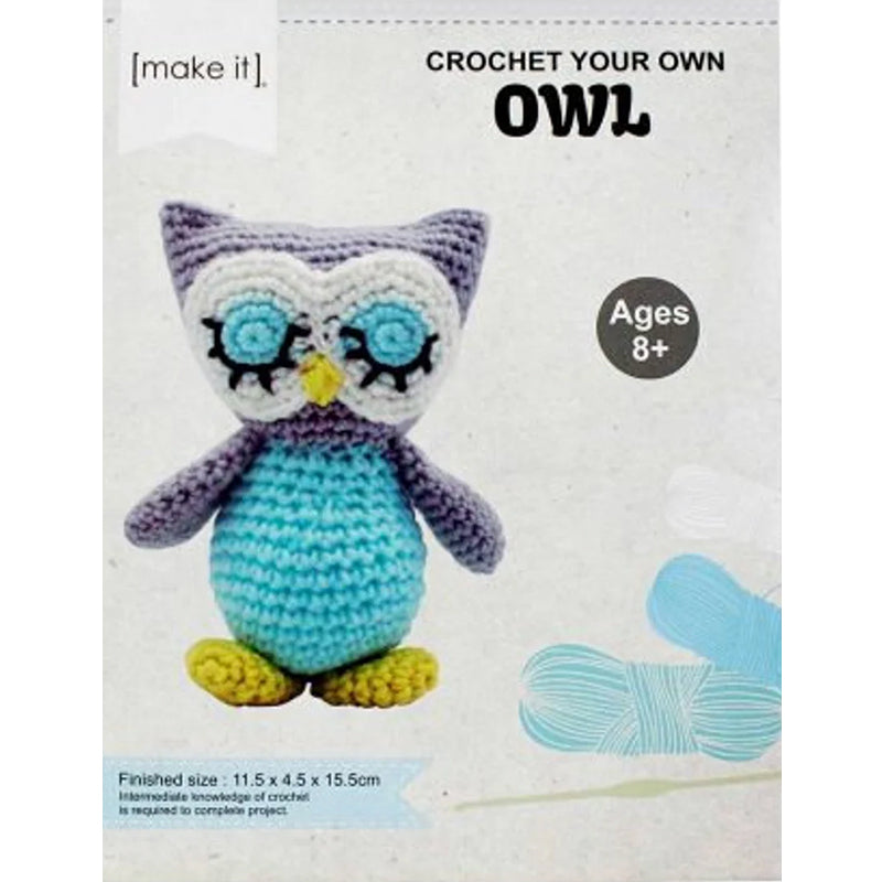 Make It Crochet Kit Owl
