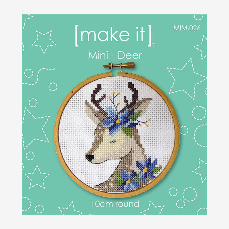 Make it Mini Cross Stitch Kit with Hoop