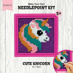 Make it Needlepoint Kit cute umicorn