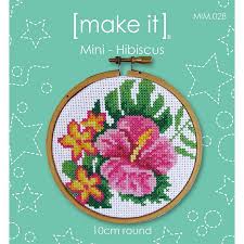 Make it Mini Cross Stitch Kit with Hoop