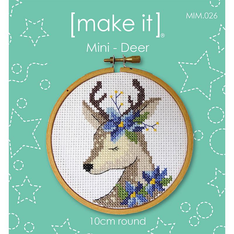 Make it Mini Cross Stitch Kit with Hoop