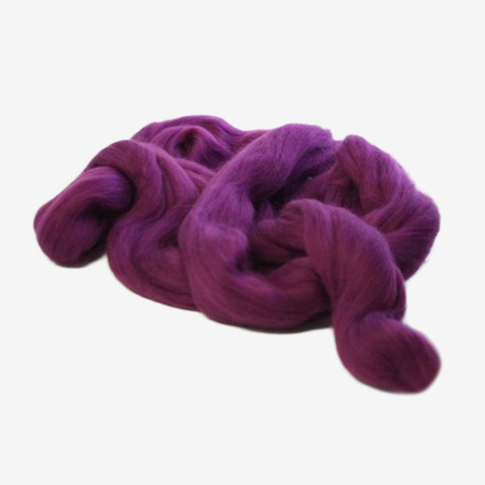 Merino Wool Top Amethyst 3950g
