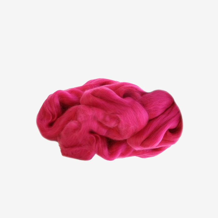 Merino Wool Top Hot Pink