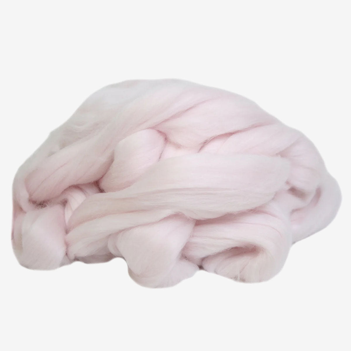 Australian Fine Coloured Merino Wool Top — Pink Lace