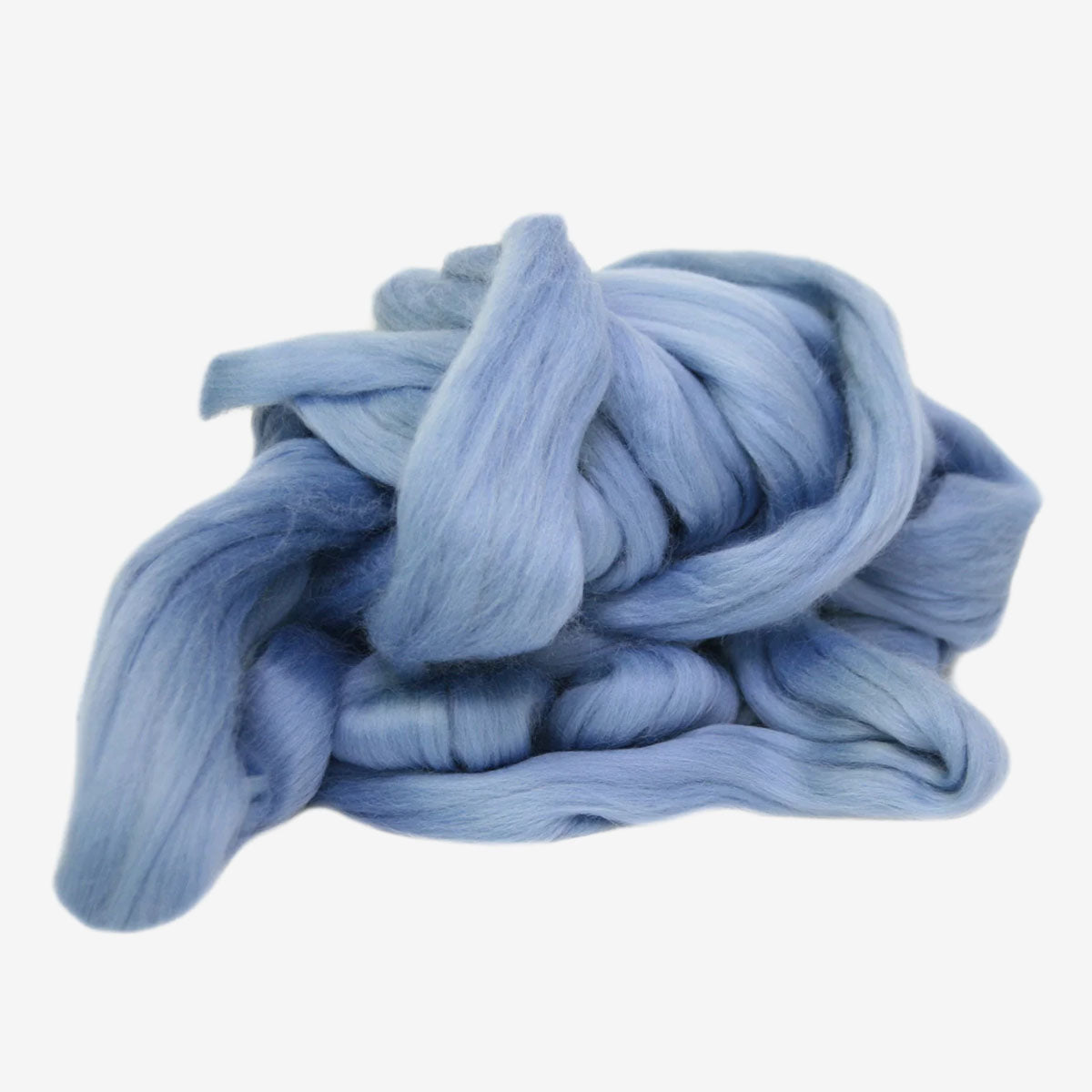 Australian Fine Coloured Merino Wool Top — Steel Blue