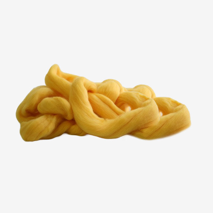 Australian Fine Coloured Merino Wool Top — Sunshine