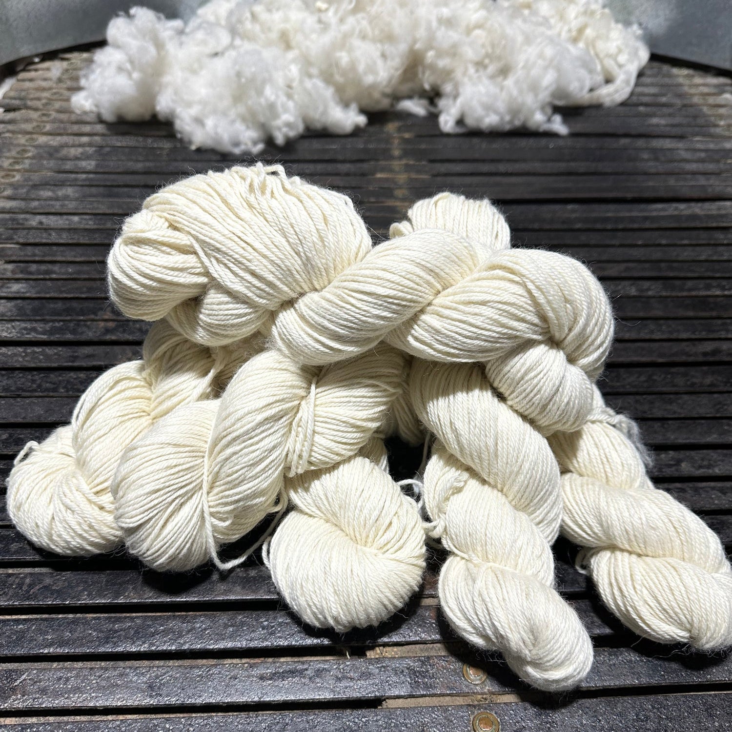 Nundle Undyed Baby Alpaca Yarn