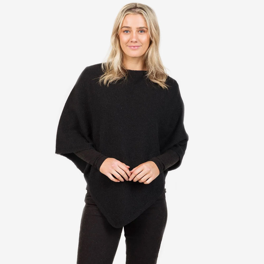 Native World Poncho black