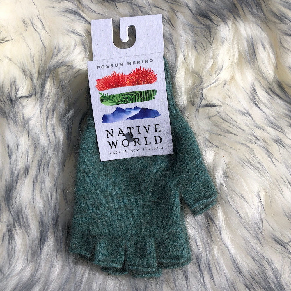 Native World Possum Blend Fingerless Gloves