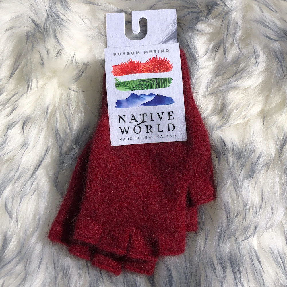 Native World Possum Blend Fingerless Gloves