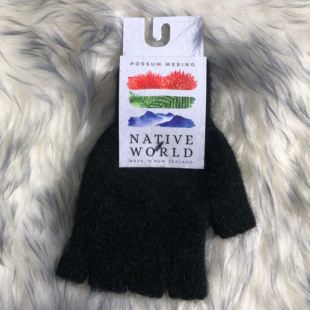 Native World Possum Blend Fingerless Gloves
