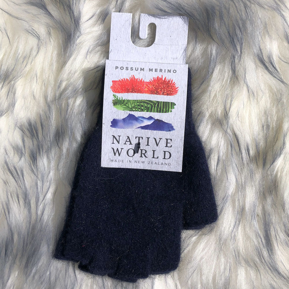 Native World Possum Blend Fingerless Gloves