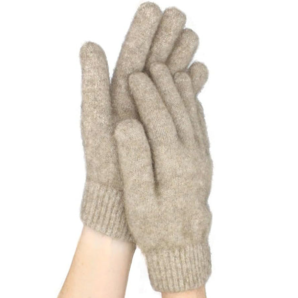 Native World Possum Blend Gloves flax