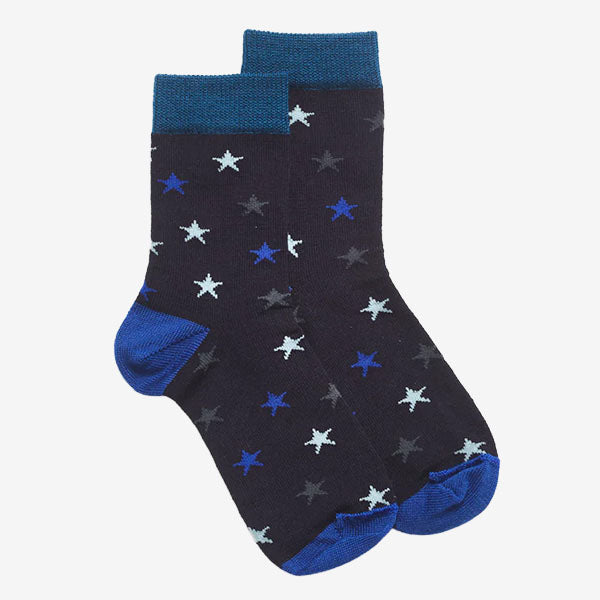 Norsewear Kids Star Socks mid blue