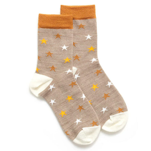 Norsewear Kids Star Socks mustard