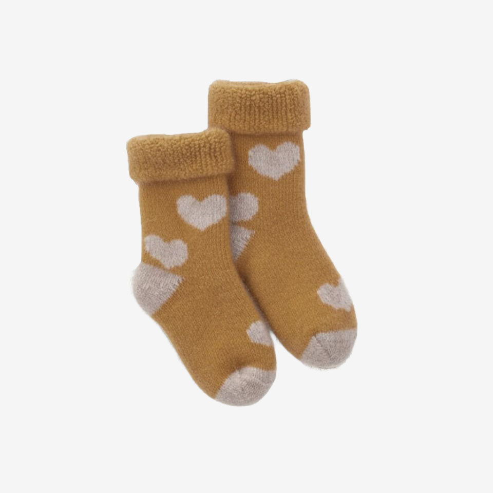 Norsewear Baby Possum Socks Heart dandelion