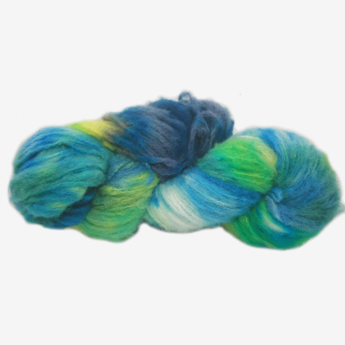 Nundle Hand Dyed Brushed Merino 100g blue lagoon